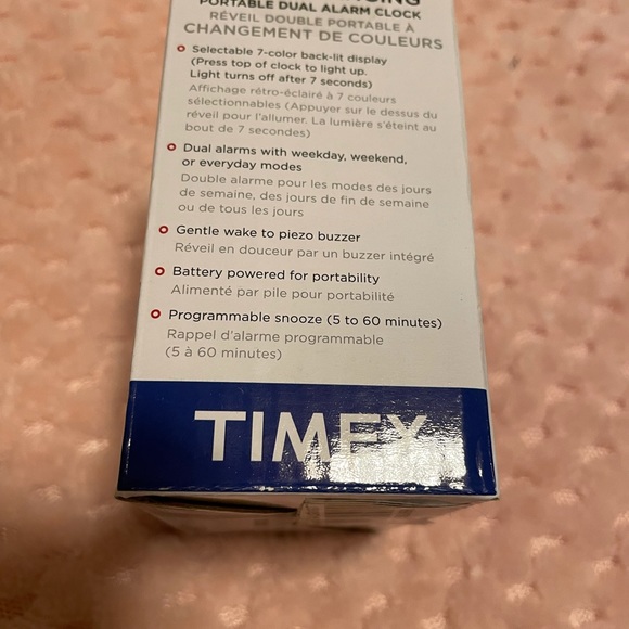 New Timex Color Changing Alarm Clock - Picture 7 of 7